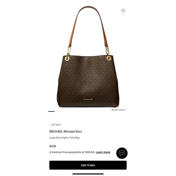 Michael Kors Jet Set Signature Brown Monogram Large Tote Bag - Picture 13 of 13